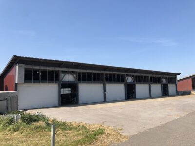 Exterior view of the barn