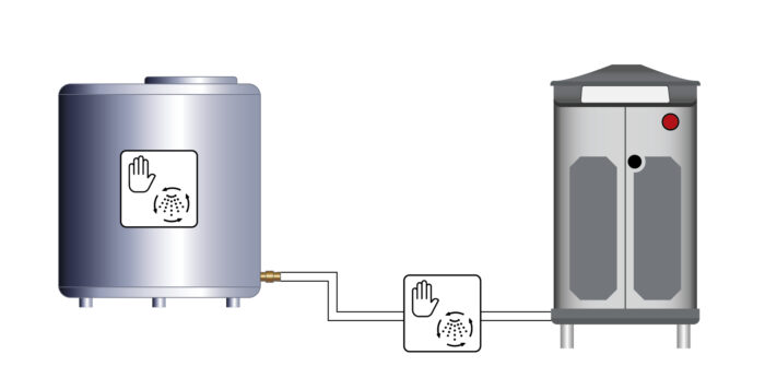 Serbatoio del latte alle macchine