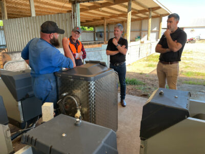 Steve Fissenden, Paul Whiting, Daniel Magill e Nick Crosswell