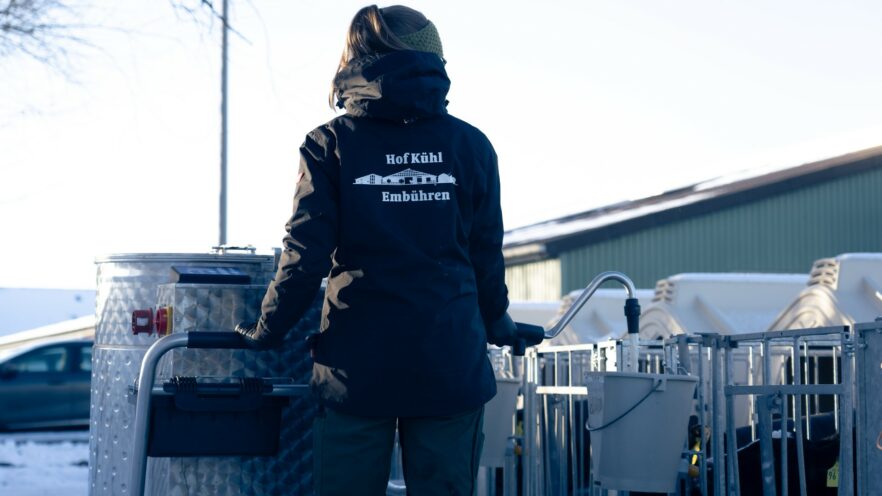 Feeding calves with the MilkTaxi 2