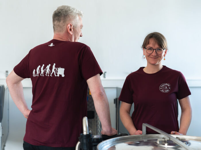 Red anniversary T-shirt
